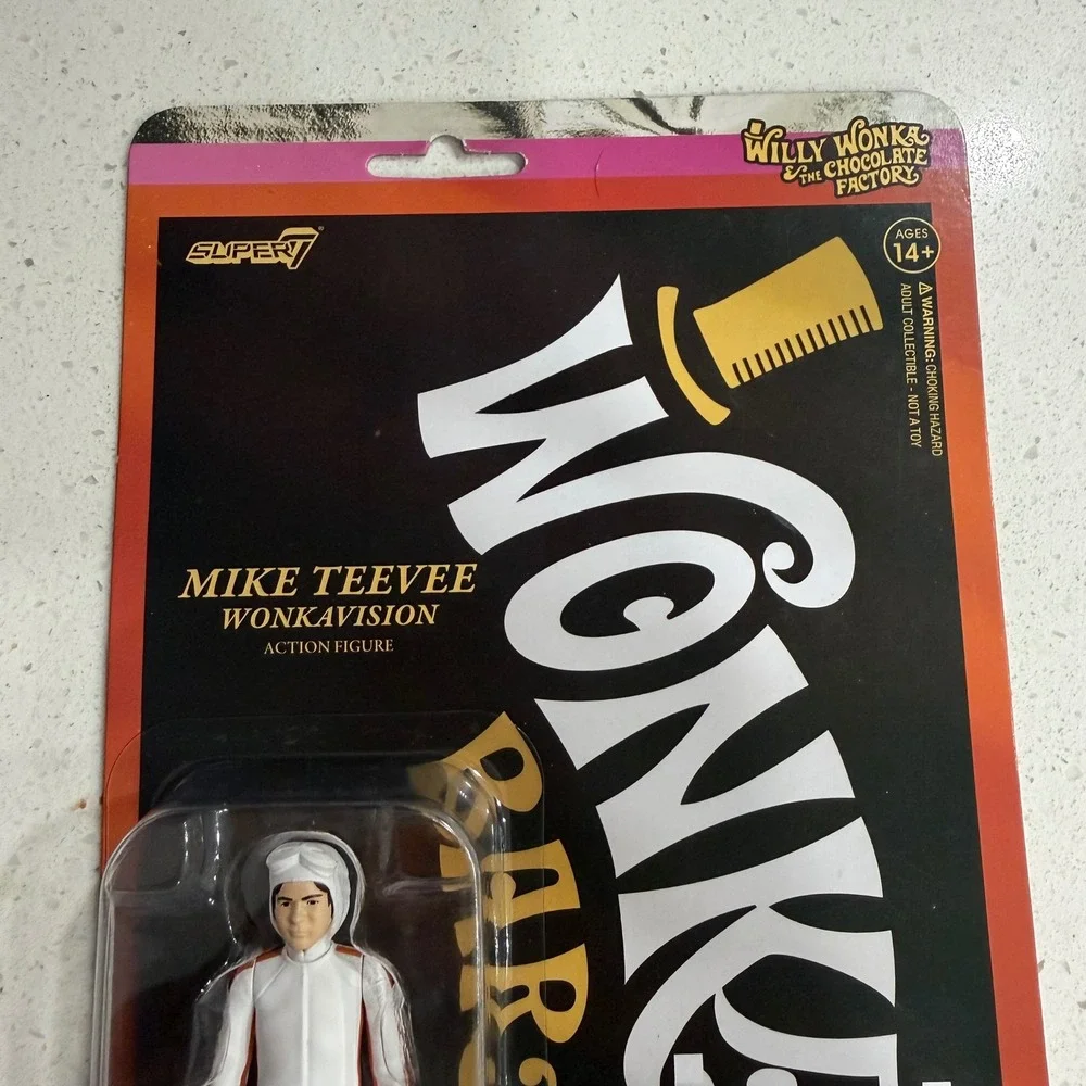 Super7‎ Willy Wonka Mike Teevee Wonkavision ReAction Action Figure NEW